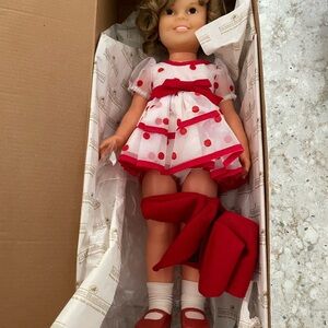 Classic Red and White Polka Dot Shirley Temple Doll
